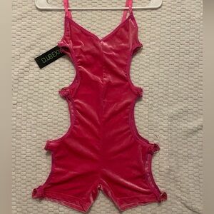 Diva I Bodied That Velour Romper